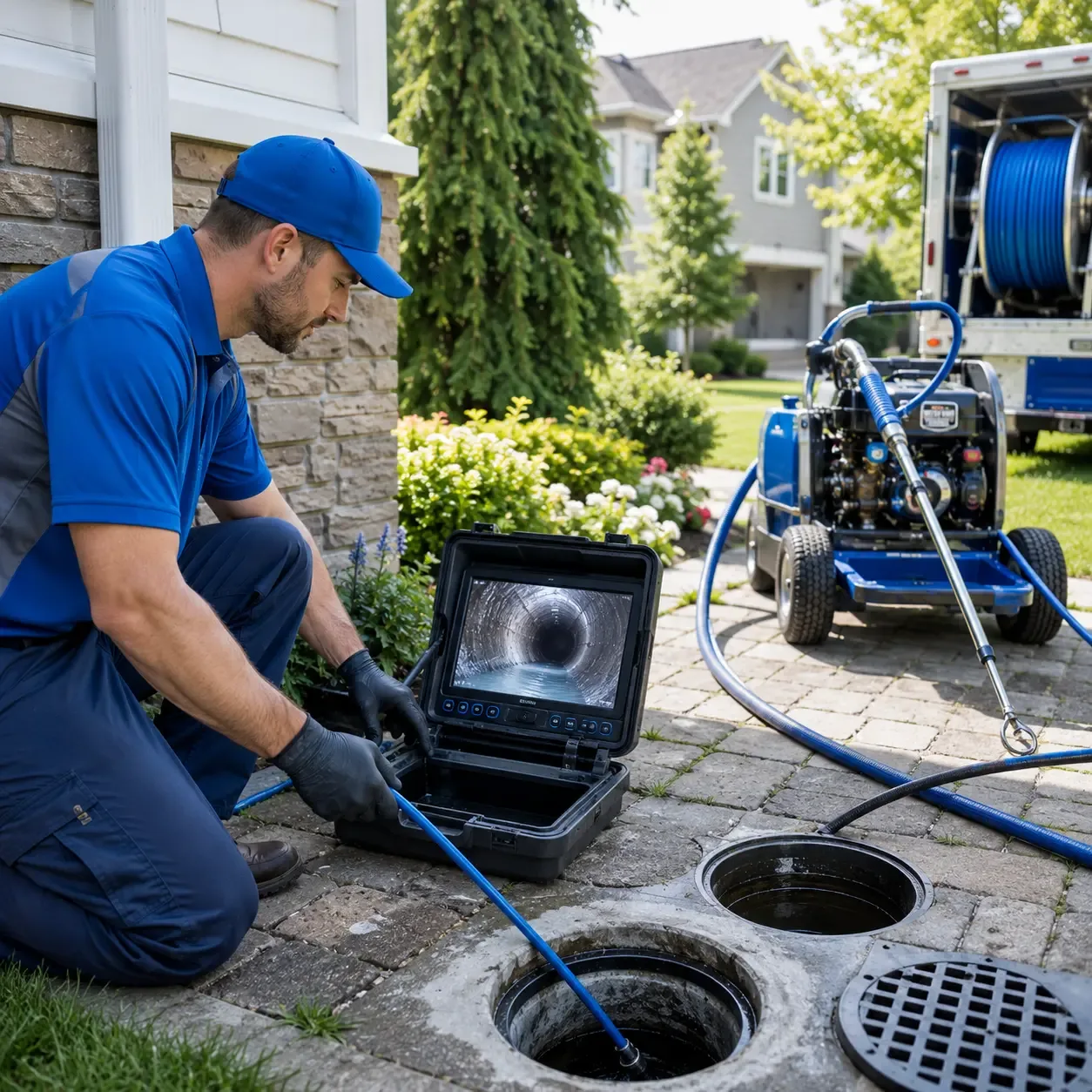 Outdoor drain cleaning professionals serving Muscle Shoals, AL